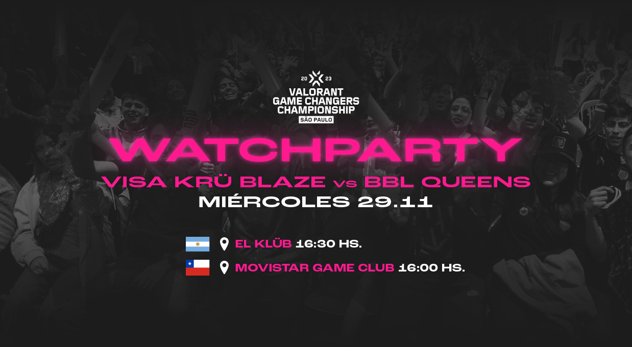 Watchparty ARG y CL - Game Changers Championship