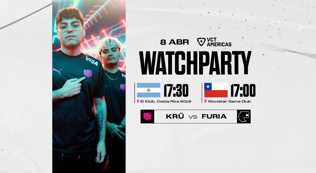 Watchparty VS FURIA en CHILE banner