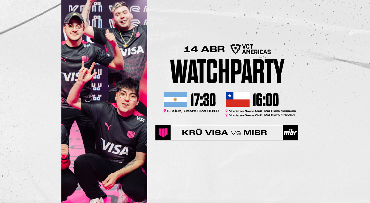 Watchparty en Game Club CL banner